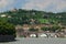 Ponte Pietra and Santuario Madonna Di Lourdes in Verona