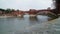 Ponte Scaligero bridge over the Adige river. Verona, Italy. Europe.