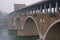 The Ponte Superto bridge is the symbol of Pavia. Lombardy. Northern Italy