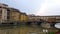 Ponte Vecchio and the Arno river in Florence, Italy