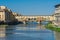 Ponte Vecchio Bridge Reflections Arno River Florence Tuscany Italy