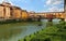 Ponte Vecchio the famous arch bridge in Florence, Italy