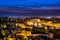 Ponte Vecchio night view over Arno river, Florence