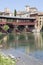 Ponte Vecchio or Ponte degli Alpini on the Brenta River designed by Palladio in 1569,  Bassano del Grappa, Veneto, Italy