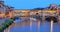 The Ponte Vecchio seen from the Ponte Santa Trinita in Florence