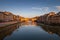 Ponte Vecchio at sunset, Florence, Italy