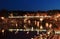 Ponte Vittorio Emanuele II at night in Rome