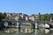 Ponte Vittorio Emanuele  over river tiber in Rome