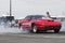 Pontiac firebird on the track