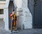 Pontifical Swiss Guard On Duty at the Vatican