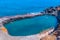 Pontinha do Topo natural pool at Sao Jorge island at the Azores,