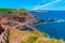 Pontinha do Topo natural pool at Sao Jorge island at the Azores,