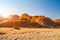 Pontok Mountains granite rocks in Namibia