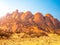 Pontok Mountains granite rocks in Namibia