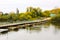 Ponton bridge over the Klyazma River. Gorokhovets