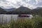 Pontoons houses in Vacha Dam, Devin Municipality, South Bulgaria