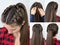 Pony tail with braid hairstyle tutorial