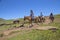 Pony trekking in Lesotho near Semonkong.