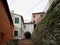 Ponzano Superiore, a typical ancient hilltop village in Liguria, in the comune of Santo Stefano di Magra