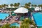 Pool area view of The Don Cesar Hotel and St. Pete Beach .The Legendary Pink Palace of St. Pete Beach 2