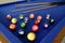 Pool balls and cues