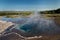 Pool with boiling geothermal water at Hveravellir