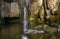 Pool at the bottom of Catrigg Force waterfall