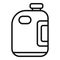 Pool cleaner bottle icon outline vector. Cleaning repair