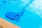 Pool kick board in swimming pool