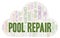 Pool Repair word cloud