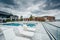 The pool at the Sagamore Pendry Hotel in Fells Point, Baltimore, Maryland