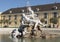 Pool with sculptural figures known as the Naiad Fountain, Schonbrunn Museum, Vienna, Austria