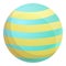 Pool swim ball icon, cartoon style