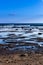 pools left by receding tide on Cornish beach