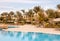 Pools and palms Egypt resort