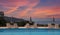 Poolside at Le Lavandou, french riviera, france