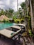 poolside view by sangkara ubud Bali