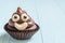 Poop emoji cupcakes