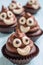 Poop emoji cupcakes