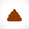 Poop vector icon