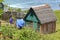 Poor house in Madagascar, Africa