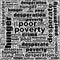 Poor Poverty Hunger Text Abstract Illustration Header Background