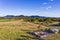 Poor rural area in Paraguay overlooking the Ybytyruzu Mountains.