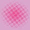 Pop Art Lavender Pink Dots Comic Background Vector Template Design