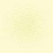 Pop Art Yellow Pastel Dots Comic Background Vector Template Design