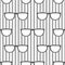 Pop sunglasses retro seamless pattern in grey and white.