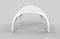 Pop Up Dome Spider Inflatable Advertising Arch White Blank Tent. 3d render illustration.