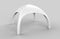 Pop Up Dome Spider Inflatable Advertising Arch White Blank Tent. 3d render illustration.