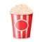 Popcorn bucket icon