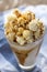 Popcorn caramel milkshake